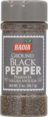 Badia Pepper Black Ground Bottle - 2 Oz - Image 2