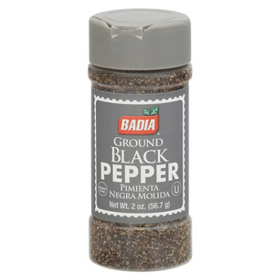 Badia Pepper Black Ground Bottle - 2 Oz - Image 1