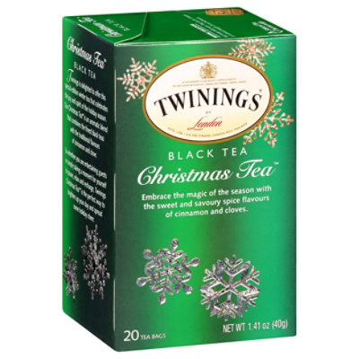 Twinings of London Black Tea Premium Christmas Tea - 20 Count