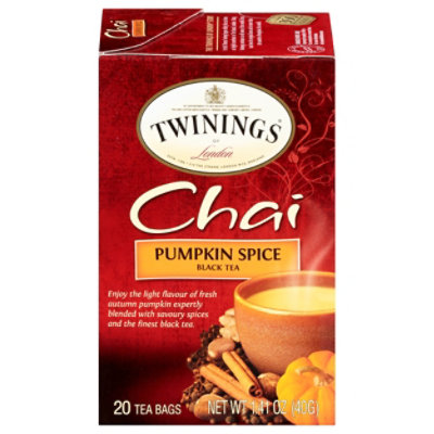 Twinings of London Black Tea Chai Pumpkin Spice - 20 Count - Image 3