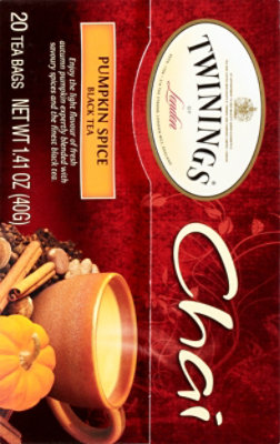 Twinings of London Black Tea Chai Pumpkin Spice - 20 Count - Image 5