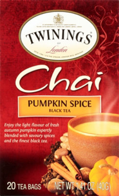 Twinings of London Black Tea Chai Pumpkin Spice - 20 Count - Image 2