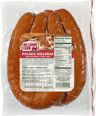 Hillshire Farm Polska Kielbasa Smoked Sausage Rope Family Pack - 28 Oz
