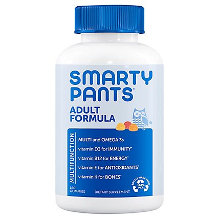 SmartyPants Gummy Omega 3s Multivitamin D - 180 Count - Image 3