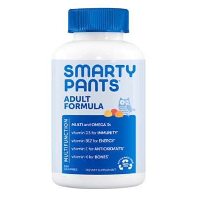 SmartyPants Gummy Omega 3s Multivitamin D - 180 Count - Image 3