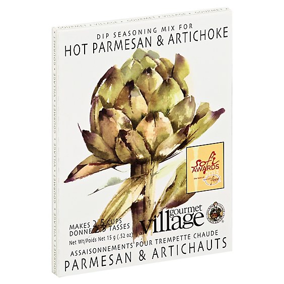 Gourmet du Village Dip Seasoning Mix Hot Parmesan & Artichoke - 0.52 Oz