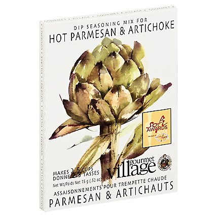 Gourmet du Village Dip Seasoning Mix Hot Parmesan & Artichoke - 0.52 Oz - Image 1