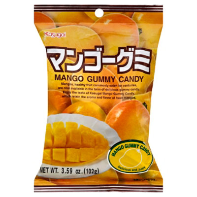 Kasugai Gummy Candy Mango - 3.59 Oz