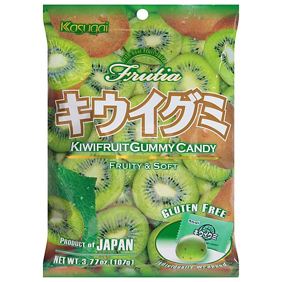 Kasugai Gummy Candy Kiwi - 3.77 Oz