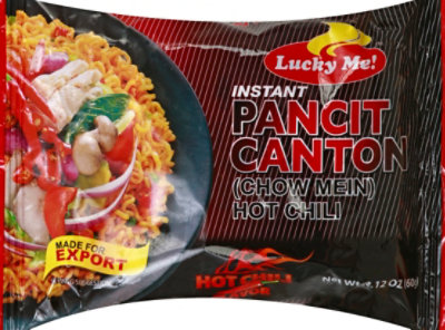 Lucky Me Pancit Hot Chili Pouch - 2.29 Oz - Image 2