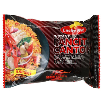 Lucky Me Pancit Hot Chili Pouch - 2.29 Oz