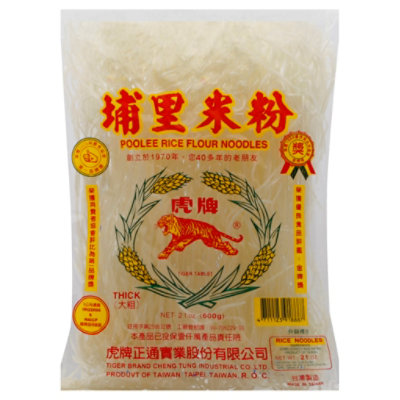 TIGER Poolee Rice Flour Noodles – Thick (24/21OZ)