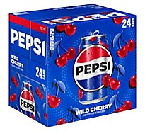 Pepsi Soda Cola Wild Cherry - 24-12 Fl. Oz.