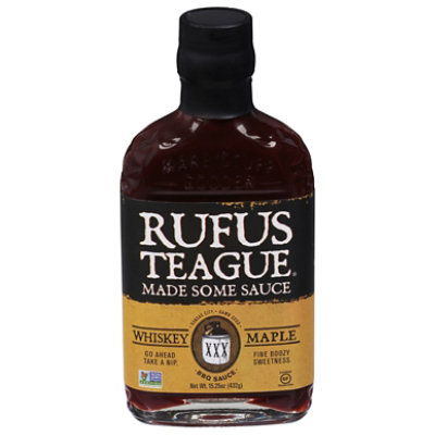 Rufus Teague Sauce Whiskey Maple - 16 Oz