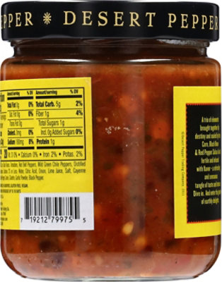 Desert Pepper Salsa Corn Black Bean Red Pepper Medium Jar - 16 Oz - Image 5
