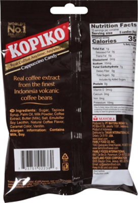 Kopiko Cappuccino Candy - 4.23 Oz - Image 6