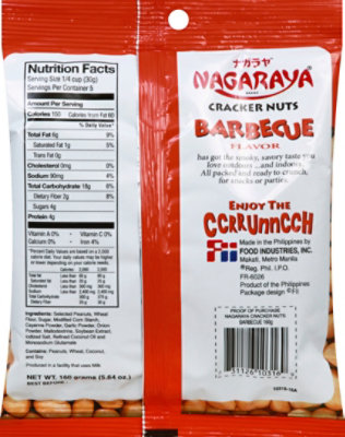 Nagaraya Cracker Nuts BBQ - 5.64 Oz - Image 3