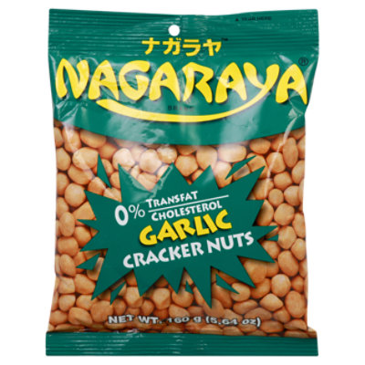 Nagaraya Cracker Nuts Garlic - 5.64 Oz