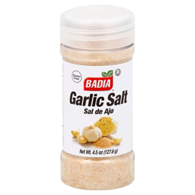 Badia Garlic Salt - 4.5 Oz - Image 1