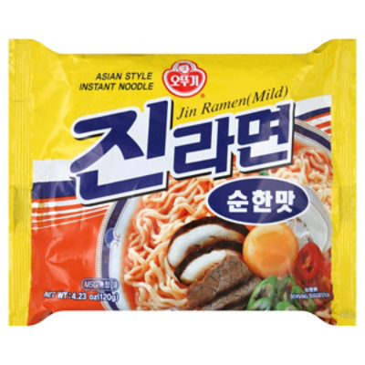 Ottogi Jin Ramen Mild Pouch - 4.23 Oz