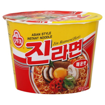 Ottogi Jin Ramen Spicy Bowl - 2.2 Oz