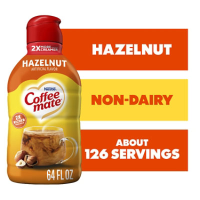 Coffee mate Hazelnut Liquid Coffee Creamer - 64 Fl. Oz.