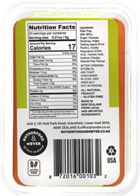 Rutherford & Meyer Pear Fruit Paste - 4.2 Oz - Image 6