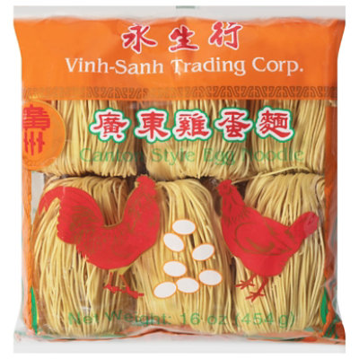 Vinh Sanh Canton Egg Noodles S - 16 Oz