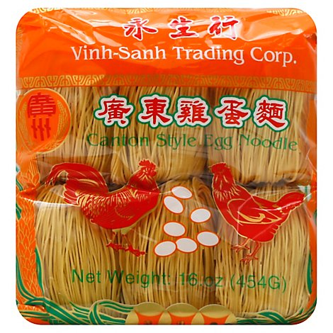Vinh Sanh Canton Egg Noodles S - 16 Oz
