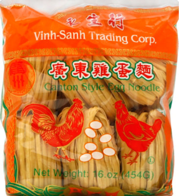 Vinh Sanh Canton Egg Noodles L - 16 Oz - Image 2