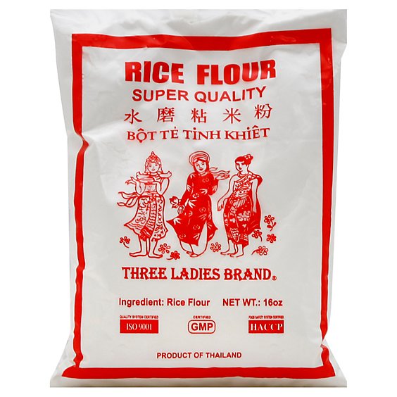 Three Ladies Rice Flour - 16 Oz