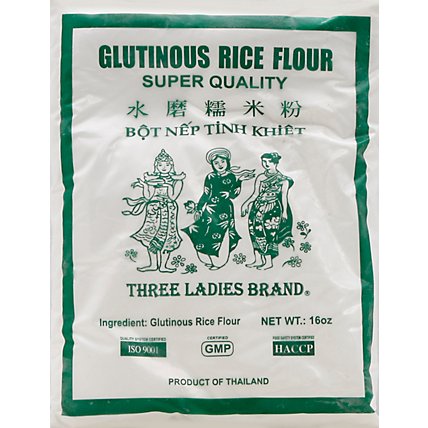 Three Ladies Glutinous Rice Flour - 16 Oz - Image 2