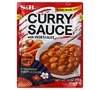 S&B Retort Curry Med - 7.4 Oz