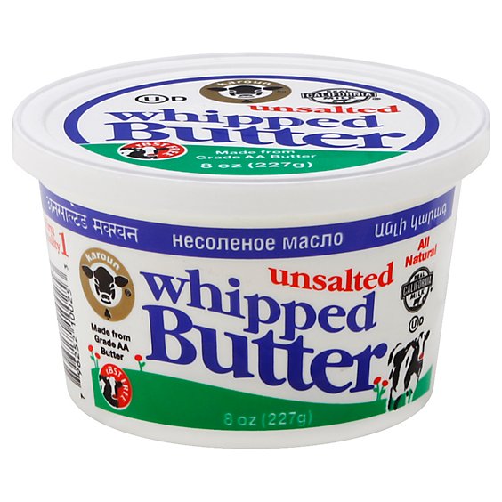 Karoun Unsalted Whipped Butter - 8 Oz