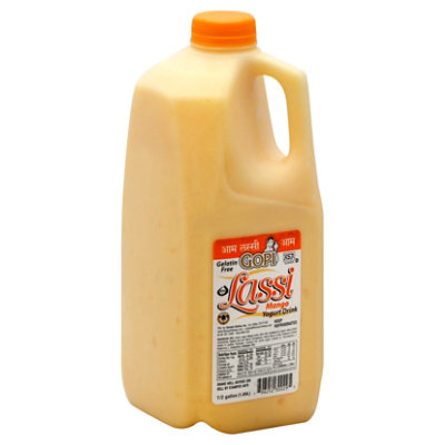 Gopi Mango Flavor Lassi - 1 Half Gallon