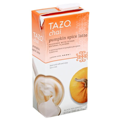 TAZO Tea Black Concentrate Chai Pumpkin Spice Latte 32 Fl. Oz. Safeway