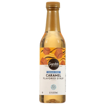 Signature SELECT Flavored Syrup Caramel Sugar Free - 12.7 Oz
