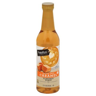 Signature SELECT Flavored Syrup Caramel Sugar Free - 12.7 Oz - Image 1