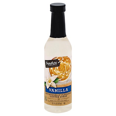 Signature SELECT Flavored Syrup Vanilla - 12.7 Oz