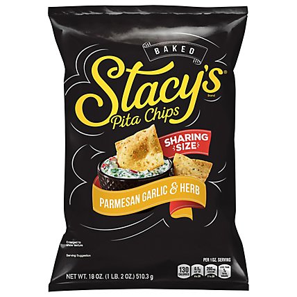 Stacy's Parmesan Garlic and Herb Baked Pita Chips Party Size - 18 Oz. - Image 3