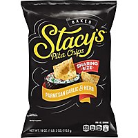 Stacy's Parmesan Garlic and Herb Baked Pita Chips Party Size - 18 Oz. - Image 2