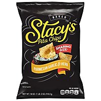 Stacy's Parmesan Garlic and Herb Baked Pita Chips Party Size - 18 Oz. - Image 1