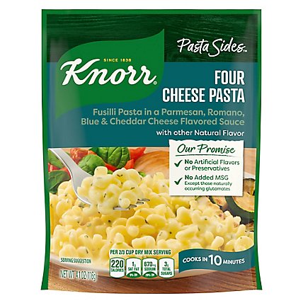 Knorr Italian Sides Spiral Four Cheese Pasta - 4.1 Oz - Image 2