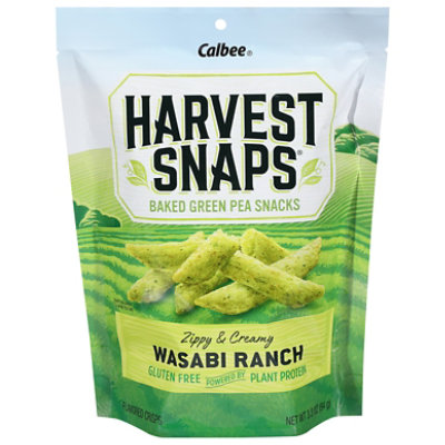 Harvest Snaps Wasabi Ranch Green Pea Snack Crisps, 3.3 oz - Kroger