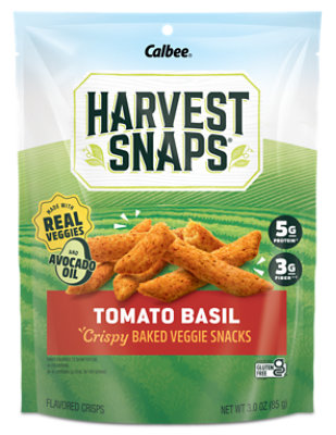 Harvest Snaps Crisps Tomato Basil Red Lentil Snack - 3 Oz - Image 2