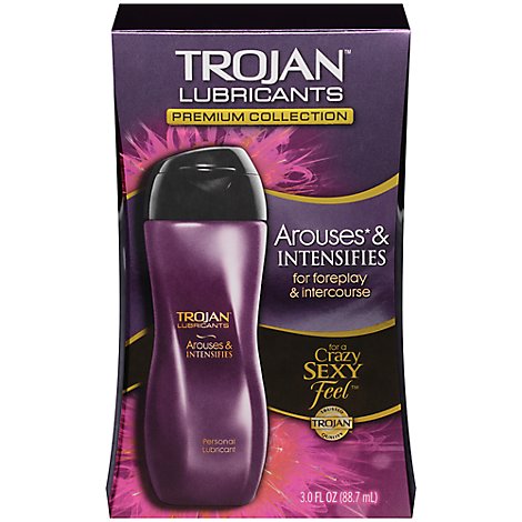 Trojan For a Crazy Sexy Feel Personal Lubricant Arouses & Intensifies - 3 Fl. Oz.