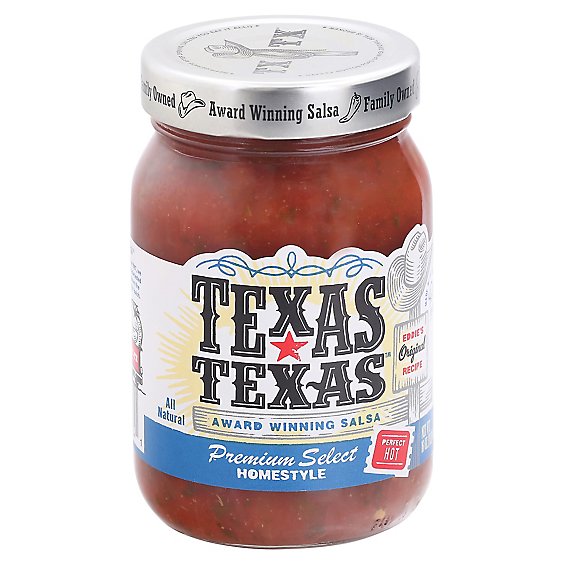 Texas Texas Salsa Premium Select Hot Jar - 16 Oz