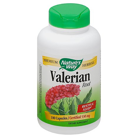 Natures Way Valerian Root Dietary Supplement - 180 Count