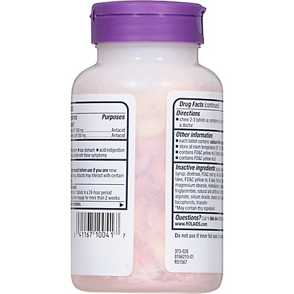 Rolaids Ultra Strength Tablets Fruit Bottle - 72 Count - Image 5