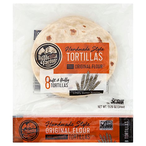 La Tortilla Factory Tortillas Flour Bag 8 Count - 13.26 Oz